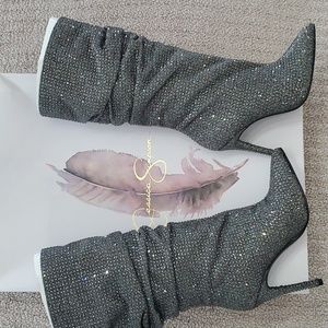 NEW Jessica Simpson Sparkly Boots - 7.5